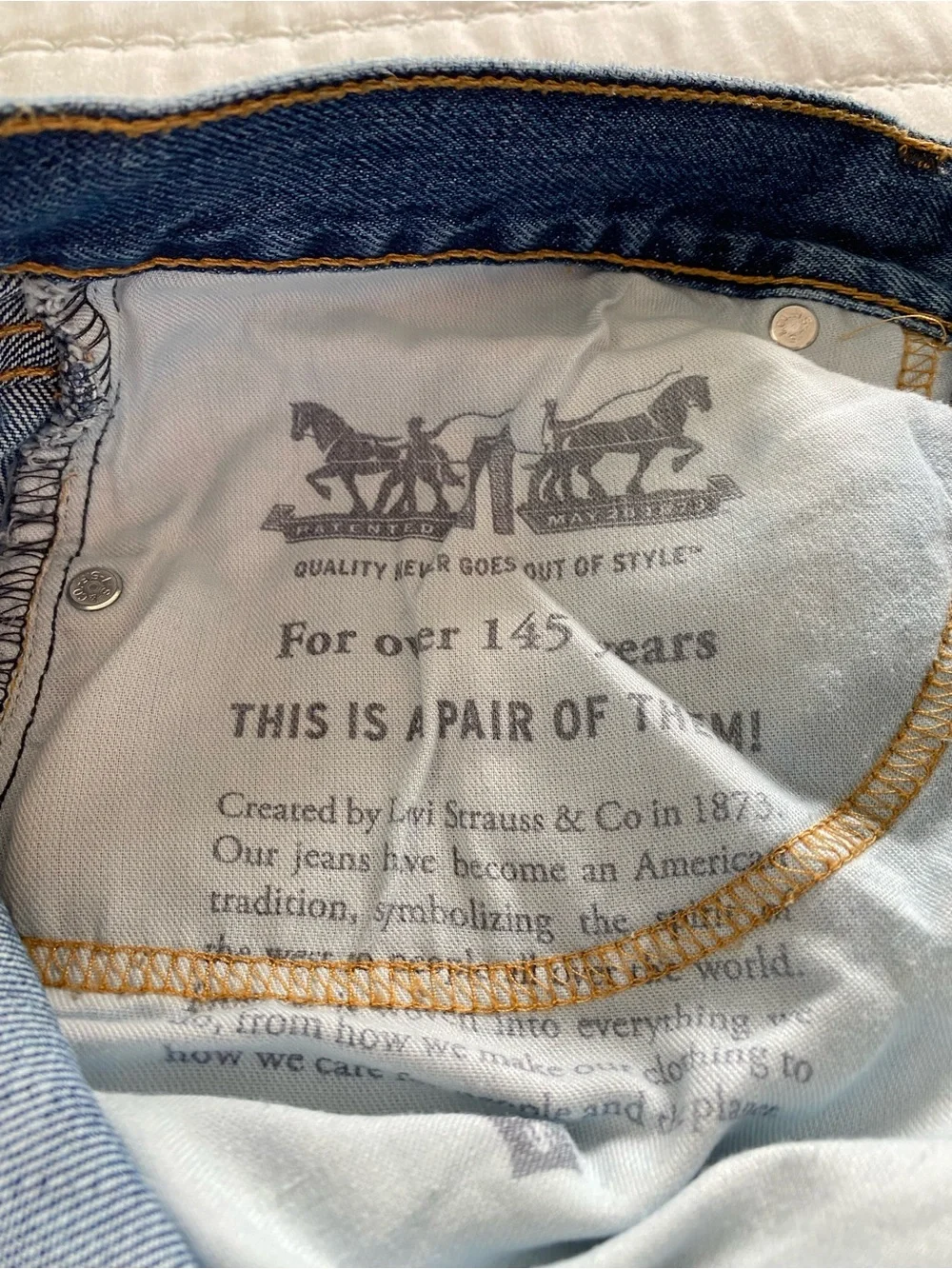 Levi's 505 Regular Fit Straight Leg Jeans Men's Blue Denim Classic 35X32